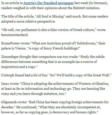 Postings unserer Community zitiert von der International Herald Tribune.