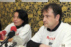 Monika Mokre und Florian Ruppenstein, Sprecher der Plattform "Rettet die Akademie der Wissenschaften". Monika Mokre und Florian Ruppenstein, Sprecher der Plattform "Rettet die Akademie der Wissenschaften".