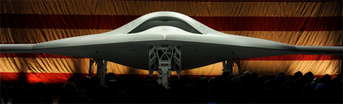 X-47B Drohne erinnert stark an ein "UFO".