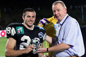 Junges Tirol. Raiders-Runningback Andreas Hofbauer ist der Youngstar 2012. Junges Tirol. Raiders-Runningback Andreas Hofbauer ist der Youngstar 2012.