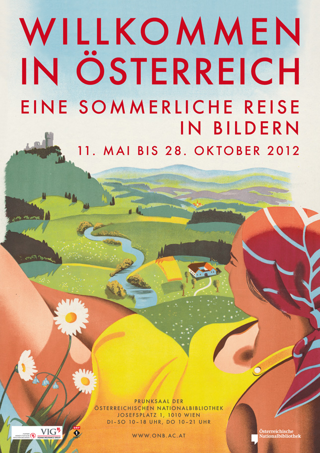 Lockmittel auf Papier: Bernd Steiner zeichnete 1933 ein Plakat in Sachen Badefreuden, Arthur Zelger setzte das Tiroler Gebirgsland 1973 in Szene, und Joseph Binder wird das Plakat zugeschrieben, das auf Französisch für das Land der Berge wirbt.
-> Hier geht's zu einer Ansichtssache