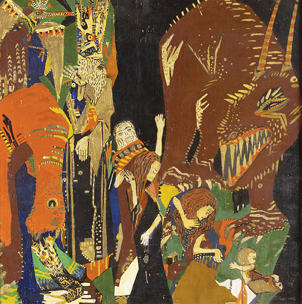 "Indisches Märchen" (1910/12) von Rudolf Kalvach, seit 1993 in der 
Privatsammlung Leopold.