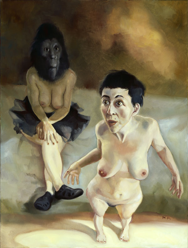 Mara Mattuschkas "Gorilla in meinem Bett". 
