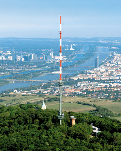 Vom Kahlenberg funken die Großen über Wien - 103,2 vom Raiffeisenhaus am Donaukanal Vom Kahlenberg funken die Großen über Wien - 103,2 vom Raiffeisenhaus am Donaukanal