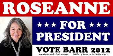 Meint es ernst: Roseanne Barr tritt mit sozialistischen Lösungen gegen Barack Obama an. Als "Peace and Freedom"-Vize ist eine weitere Frau aufgestellt, die Anti-Kriegs-Aktivistin Cindy Sheehan. Meint es ernst: Roseanne Barr tritt mit sozialistischen Lösungen gegen Barack Obama an. Als "Peace and Freedom"-Vize ist eine weitere Frau aufgestellt, die Anti-Kriegs-Aktivistin Cindy Sheehan.