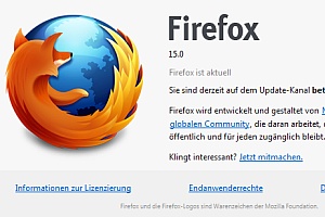 Mozillas Browser ist nun in der Version 15 erschienen.