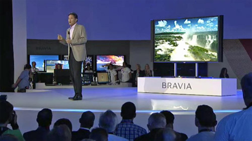 Der neue "Bravia" hat eine Auflösung von 3840 x 2160 Pixel