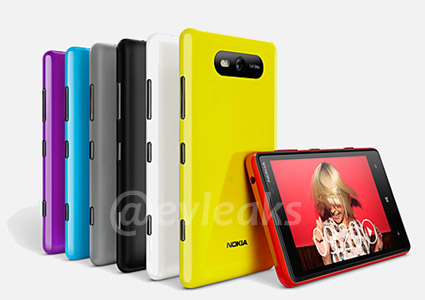 Das Lumia 820 kommt in zahlreichen Farben und glänzender Oberfläche
