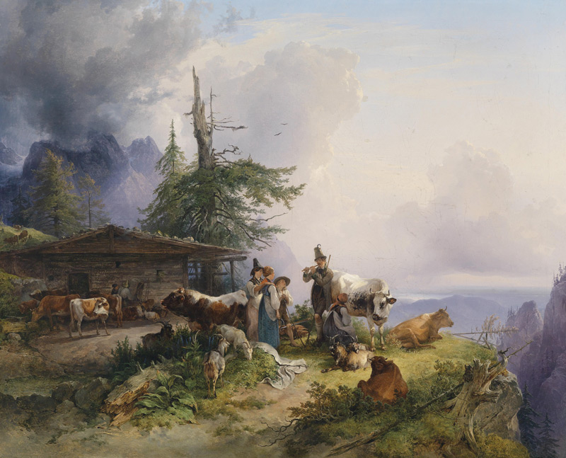 Ein klassischer Gauermann, imposante Bergkulisse inklusive: Für das 
Gemälde "Alpenwirtschaft am Untersberg" (1835) bewilligte ein 
österreichischer Privatsammler 2011 den vorläufigen Rekord von 306.300 
Euro (260.000 netto). 