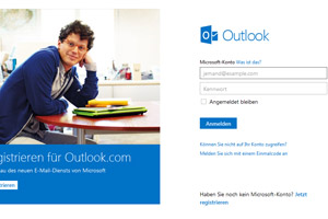 Menschen mit einem "Führer" im Namen können sich im Moment nicht bei Outlook.com registrieren