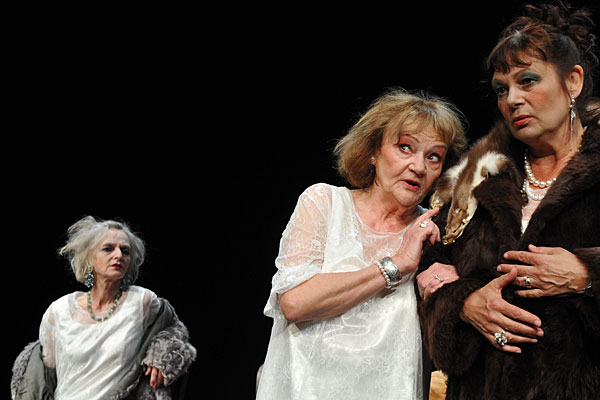 Juliana Gruner, Johanna Tomek und Susanne Altschul in "Bridge".