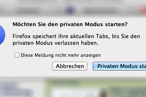 Firefox 15 weist einen Fehler im privaten Modus auf. Firefox 15 weist einen Fehler im privaten Modus auf.