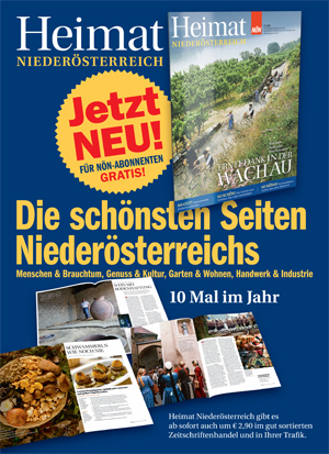 Das Magazin "Heimat Niederösterreich" soll zehn mal pro Jahr erscheinen und Menschen, Brauchtum, Kulinarik und Handwerk thematisieren. Das Magazin "Heimat Niederösterreich" soll zehn mal pro Jahr erscheinen und Menschen, Brauchtum, Kulinarik und Handwerk thematisieren.
