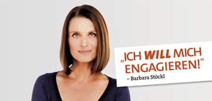 ORF-Moderatorin Barbara Stöckl will sich engagieren.