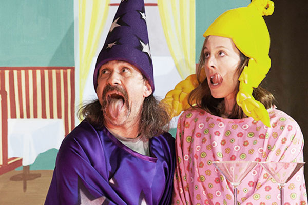 Christian Ruck und Ninja Reichert in Werner Schwabs "Eskalation Ordinär" vom Theater t’eig. 