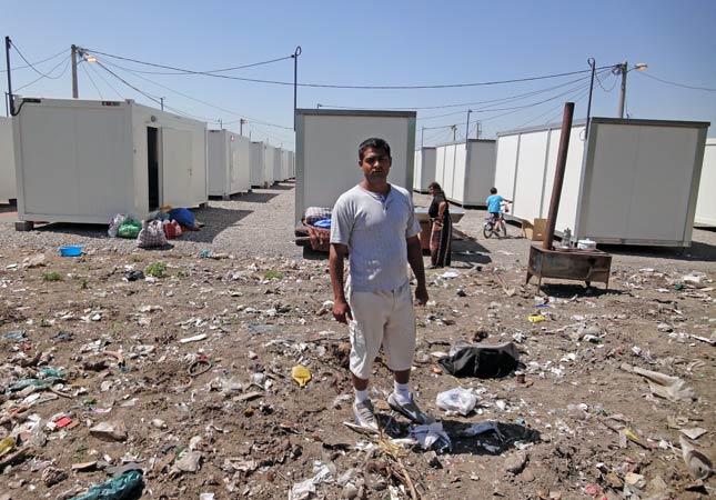 Eine der Containersiedlungen rund um Belgrad wurde auf einer ehemaligen Mülldeponie errichtet.