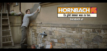 Hornbachs neuer TV-Spot ist on Air. Hornbachs neuer TV-Spot ist on Air.