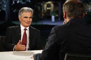 Faymann bei Wolf. Faymann bei Wolf.