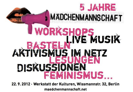 Fünf Jahre feministischer Netzaktivismus muss gefeiert werden: Am 22. September gibt es in Berlin Gelegenheit dazu. 