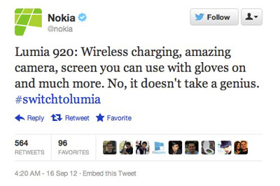 Auch Nokia macht beim iPhone-Sticheln mit. "Nein, es braucht kein Genie"