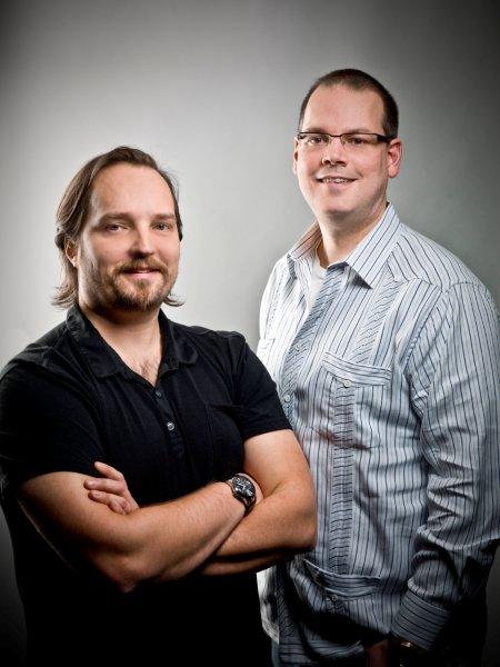 Greg Zeschuk und Ray Muzyka