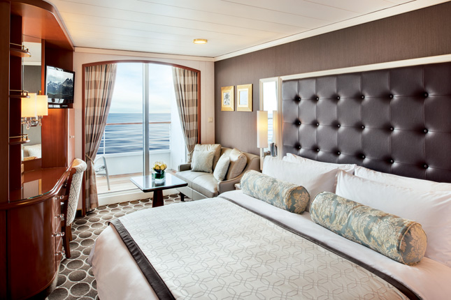Deluxe Stateroom mit Veranda.