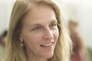 Bettina Hering: "Ich sehe am Landestheater eher die tollen Vorteile". 
