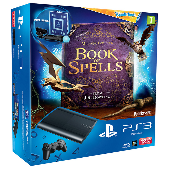 PS3-Bundle mit "Wonderbook: Book of Spells" und PlayStation Move