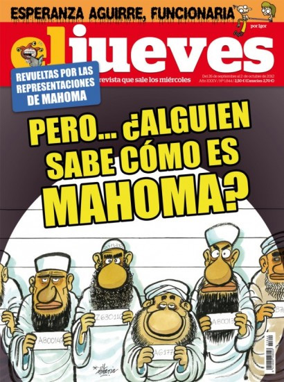 Eine neue Mohammed-Karikatur aus Spanien. 