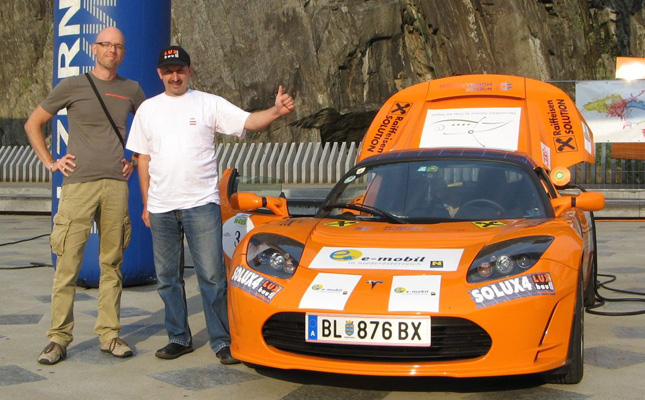 Manfred Hillinger mit Co-Pilot Andreas Ranft. 