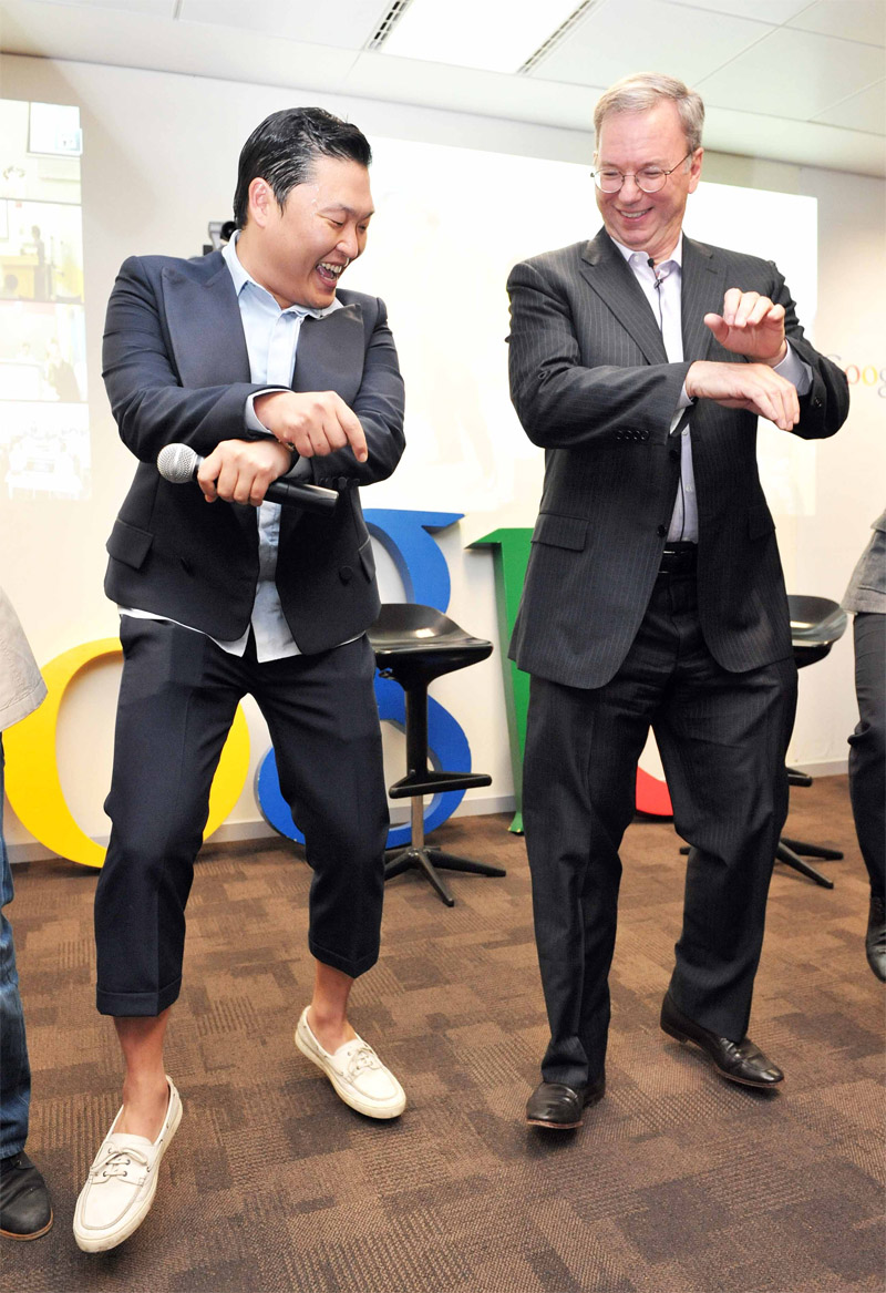 "Gangnam Style" begeistert anscheinend auch Googles Eric Schmidt