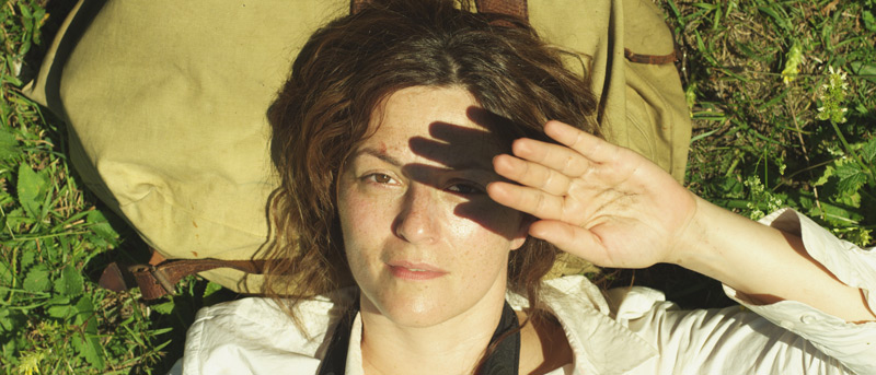 Martina Gedeck in 
Julian Pölslers Literaturverfilmung "Die Wand". 