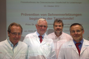 Die Experten fordern gezielte Maßnahmen und Programme, die bereits bei der 
Prävention ansetzen und so langfristig die Anzahl der Verletzungen 
reduzieren.