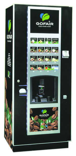 Nun wurde ein komplett fairer Kaffeeautomat entwickelt. 