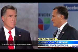 Da  Romney in Umfragen in der Gunst der Latino-Wählerschaft&nbsp; hinter Obama liegt ...