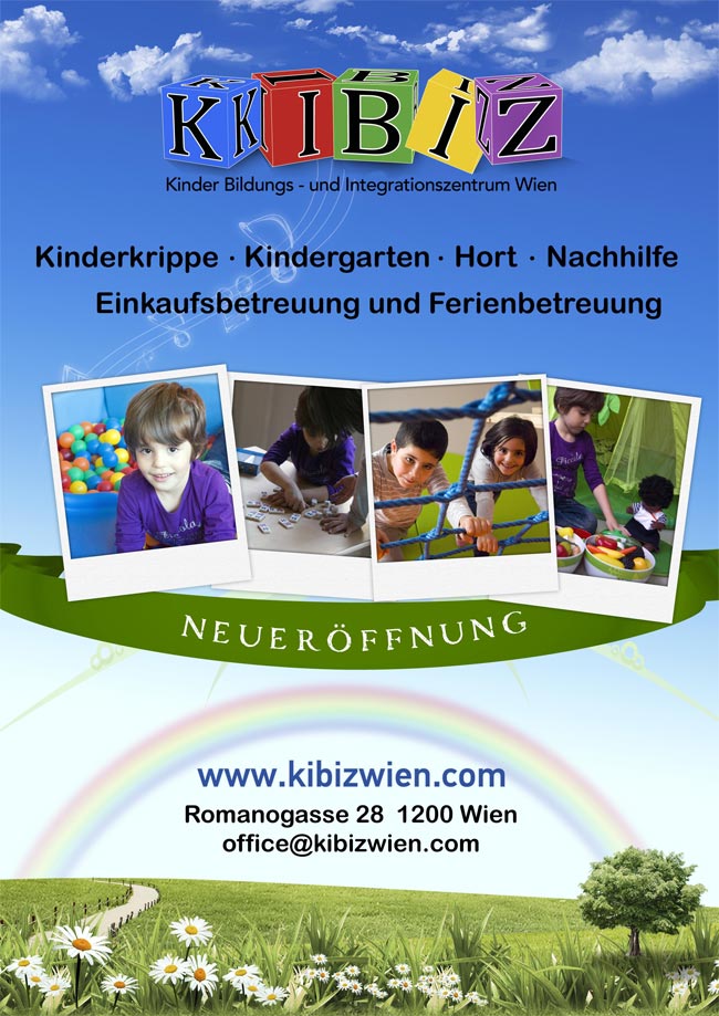 Das Eröffnungsplakat von Kibiz.