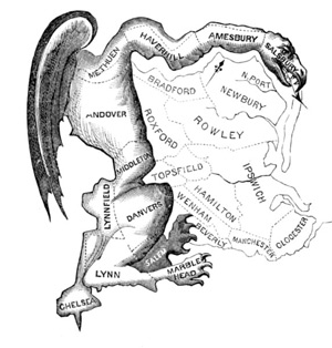 Ein Ungeheuer bedroht die Demokratie. Mit dem Gerrymander begann 1812 der Wettlauf um den optimalen Wahlkreis. Ein Ungeheuer bedroht die Demokratie. Mit dem Gerrymander begann 1812 der Wettlauf um den optimalen Wahlkreis.