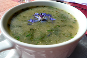 Die Unkrautsuppe. Sieht nicht so wahnsinnig gut aus. Ist es aber. Die Unkrautsuppe. Sieht nicht so wahnsinnig gut aus. Ist es aber.