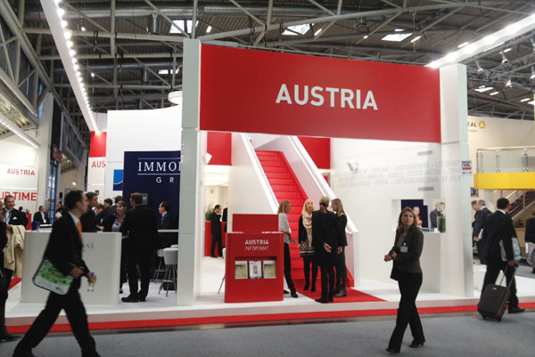 ... und der Gemeinschaftsstand "Austria" auf der heurigen Expo Real.