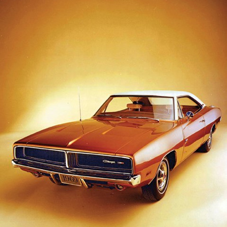 Klassiker aus der Blütezeit: Dodge Charger von 1969. Auch so eine Ikone amerikanischen Automobildesigns. 