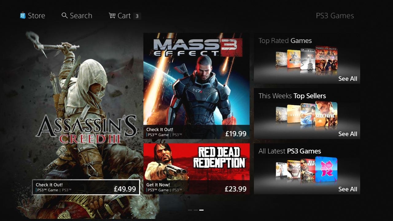 Das neue Design des PlayStation Stores