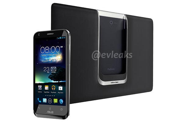 Das Asus Padfone 2 mit Tablet-Dock.