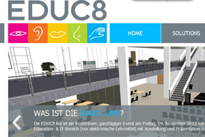 Plattform EDUC8 soll zu Diskussionen führen und einen Überblick über neue Lehrmöglichkeiten geben. Plattform EDUC8 soll zu Diskussionen führen und einen Überblick über neue Lehrmöglichkeiten geben.
