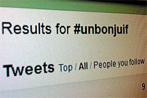 Mit dem Hashtag #UnBonJuif wurde eine antisemitische Welle losgetreten. Mit dem Hashtag #UnBonJuif wurde eine antisemitische Welle losgetreten.