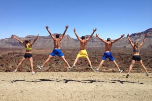 Es müssen nicht immer österreichische Paradiese sein. Auch im Höhentraining am Fuße des Vulkans Teide auf Teneriffa treibt die Zehnkampf-Union das Projekt Athletic Dreams voran.
