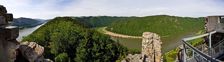 Gesamtgehzeit  3¼ Stunden,  Höhendifferenz rund 300 m. Gasthaus
 Pühringer in Marsbach  (an Wochenenden und Feiertagen  ab 10 Uhr 
offen). Wanderkarte "Natur erleben auf bayerisch-oberösterreichischen 
Donauwegen", Maßstab 1:40.000;  ev. ÖK25V Blatt 3318-Ost (Rohrbach in 
Oberösterreich), Maßstab 1:25.000  (Route unvollständig eingezeichnet) 