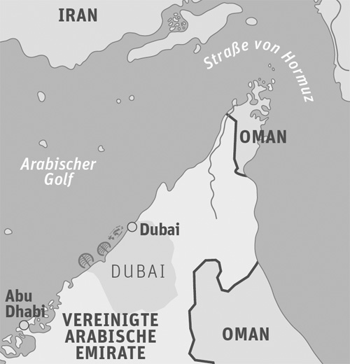 Anreise &amp; UnterkunftIn Zusammenarbeit mit Austrian Airlines hat Gulet Touristik Arrangements zusammengestellt: Übernachtung etwa im Intercontinental Dubai Festival City. Ganz in der Nähe: das Hard Rock Cafe oder Rixos The Palm Dubai, das auf der Palmeninsel liegt und auch für Familien geeignet ist. Beste Reisezeit: Im Winter, dann sind die Temperaturen angenehm sommerlich.