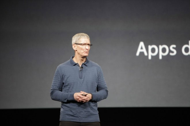 Apple-CEO Tim Cook. (Foto von Wired unter CC veröffentlicht) 