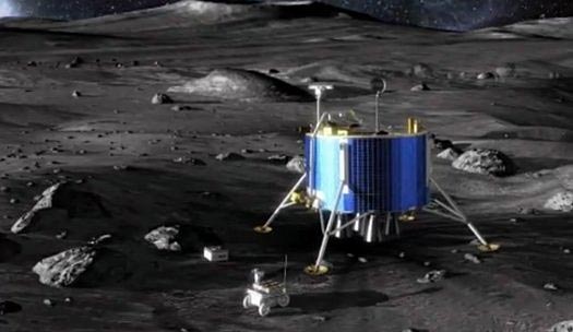 Nach den derzeitigen Plänen soll der "Lunar Lander" der ESA 2019 am Südpol des Mondes Landen und dort einen Rover aussetzen.