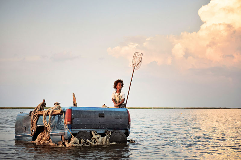 Hushpuppy (Quvenzhané Wallis), kindliche Heldin und "weise Frau" des preisgekrönten Films "Beasts of The Southern Wild".